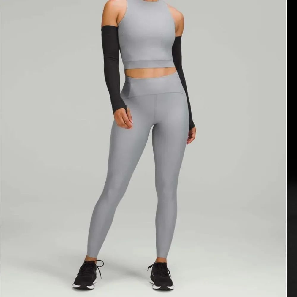 Lululemon SenseKnit High-Rise Running Tight 28" Rhino Grey Women's Size 2